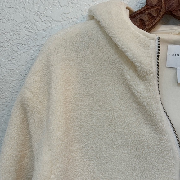 Daily Ritual Cream Fleece Jacket - Picture 4 of 5